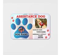 United Kingdom Assistance Dog Personalized Law Card