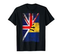 United Kingdom & Barbados Flags - British Bajan, Barbadian T-Shirt
