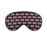 United Kingdom British Flag Eye Mask for Sleeping Blackout Night Blindfold with Adjustable Strap for Men Women Travel Yoga Nap