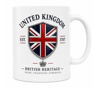 United Kingdom British Heritage Pride Tradition Strength Ceramic Coffee Mug Gift Mug