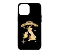 United Kingdom British Isles Map England Scotland Wales UK Case for iPhone 12 Pro Max