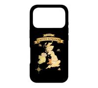 United Kingdom British Isles Map England Scotland Wales UK Case for iPhone 17 Pro