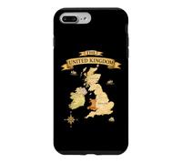 United Kingdom British Isles Map England Scotland Wales UK Case for iPhone 7 Plus/8 Plus