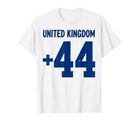 United Kingdom Country Code +44 Brit Fish & Chips Strawberry T-Shirt