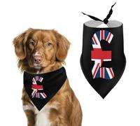 United Kingdom Currency Cute Dog Bandanas Adjustable Bibs Puppy Neckerchief for Cat Triangle Pet Scarf Summer