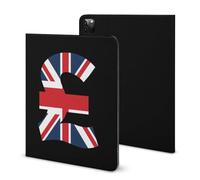 United Kingdom Currency Printed Tablet Case with Pencil Holder Unisex Slim TPU Protective Cover Compatible with iPad 2020/Pro 2020/Pro 2021/Air4/Air5