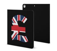 United Kingdom Currency Printed Tablet Case with Pencil Holder Unisex Slim TPU Protective Cover Compatible with iPad 2020/Pro 2020/Pro 2021/Air4/Air5