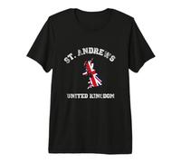 United Kingdom Distressed Flag St. Andrews Pride Premium T-Shirt