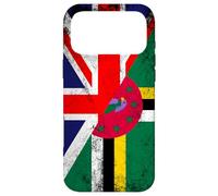 United Kingdom & Dominica Flags - British Dominican Case for iPhone 17 Pro Max