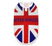 United Kingdom Flag British Dog And Cat Clothes Pet Summer Sleeveless T Shirt Basic Vest M