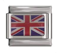 United Kingdom Flag Charms | Great Britain Flag Charms fits all classic 9mm Italian style Bracelets - UK stock
