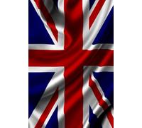 United Kingdom Flag Notebook: Elegant Union Jack Journal - A5 Lined Paper, 80 Pages