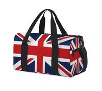 United Kingdom Flag Sport Duffel Bags for Kids Girls Boys Women Men British Flag Overnight Weekender Travel Bag Tote Carry Gym Casual Duffel Bags