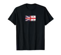 United Kingdom Georgia Flags - British Georgian T-Shirt