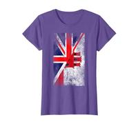 United Kingdom & Gibraltar Flags - British Gibraltarian T-Shirt