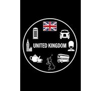 United Kingdom: Graph Paper Notebook: Minimalist British Icons Edition | 5x5 Grid Journal | Nations of the World Series