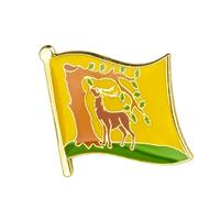 United Kingdom Great Britain Shires, Counties & Districts Flags Metal Pin Badge Brooch (Berkshire)