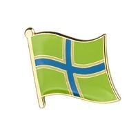 United Kingdom Great Britain Shires, Counties & Districts Flags Metal Pin Badge Brooch (Gloucestershire)