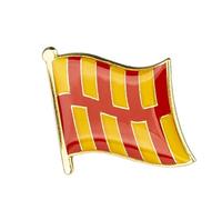 United Kingdom Great Britain Shires, Counties & Districts Flags Metal Pin Badge Brooch (Northumberland)