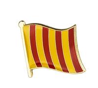 United Kingdom Great Britain Shires, Counties & Districts Flags Metal Pin Badge Brooch (Northumbria)