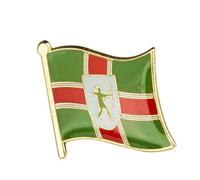 United Kingdom Great Britain Shires, Counties & Districts Flags Metal Pin Badge Brooch (Nottinghamshire)
