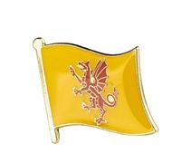 United Kingdom Great Britain Shires, Counties & Districts Flags Metal Pin Badge Brooch (Somerset)