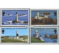 united kingdom - Guernsey 129-132 (complete.issue.) unmounted mint/never hinged ** MNH 1976 Lighthouses (Stamps for collectors) Lighthouses