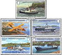 united kingdom - Guernsey 232-236 (complete.issue.) unmounted mint/never hinged ** MNH 1981 Island-Traffic (Stamps for collectors) Seafaring/ships