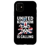 United Kingdom Is Calling British Bulldog Union Jack UK Map Case for iPhone 11