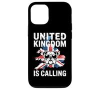 United Kingdom Is Calling British Bulldog Union Jack UK Map Case for iPhone 12/12 Pro