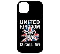 United Kingdom Is Calling British Bulldog Union Jack UK Map Case for iPhone 14 Plus