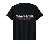 United Kingdom Manchester UK 70s 80s Retro Type Graphic T-Shirt
