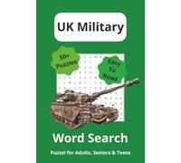 United Kingdom Military Word Search: Puzzle Book, Easy To Read, 110 Pages 55 Puzzles 6x9 Inch