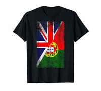United Kingdom & Portugal Flags - British Portuguese T-Shirt