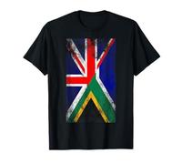 United Kingdom & South Africa Flags - South African T-Shirt