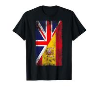 United Kingdom & Spain Flags - British Spanish T-Shirt
