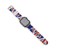 United Kingdom UK Flag Funny Silicone Watch Band 38mm/40mm