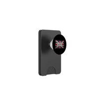 United Kingdom Union Jack Distressed Uk Flag PopSockets PopWallet for MagSafe