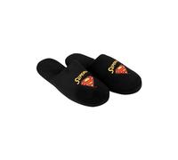 United Labels DC Comics Superman Slippers for Men, Black, Size 10 UK