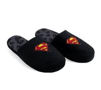 United Labels DC Comics Superman Slippers - Unisex Adults, Black, 8/8.5 UK