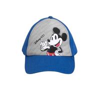 United Labels Disney Mickey Mouse Cap for Kids, Blue Grey, Adjustable Baseball Cap for Boys, blue/grey, One Size