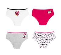 United Labels Disney Minnie Mouse Girls' Panties Underwear (Pack of 4)