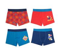 United Labels Fireman Sam boxer shorts for boys pants underwear blue/red (pack of 4) (DE/NL/SE/PL, numerical, 110, 116, regular, blue/red)