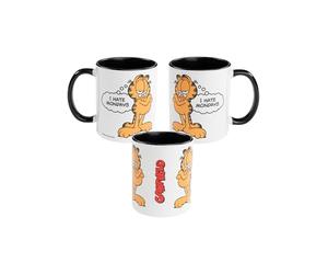 United Labels Garfield Mug - I Hate Mondays Coffee Mug Mug Ceramic Coffee Mug 320 ml Black/White