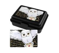 United Labels Harry Potter Hedwig Owl Lunch Box with Divider Black