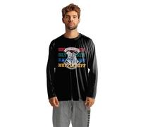 United Labels Harry Potter Men's Long, Grey Black, Hogwarts Pyjama Set with Long Sleeve Shirt and Trousers, Men's Pyjamas, grey/black, XXL