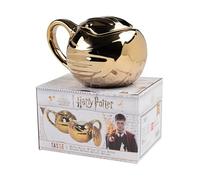 United Labels Harry Potter Mug in Gift Box - Golden Snitch Quidditch Coffee Mug Ceramic Coffee Mug Gold 450 ml