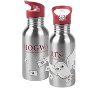 United Labels Harry Potter Stainless Steel Water Bottle - Hedwig Hogwarts Bottle Metal Water Bottle with Straw 500 ml