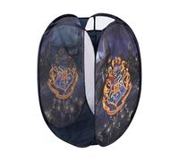 United Labels Harry Potter Storage Basket - Hogwarts Foldable for Children Pop-Up Children's Room Laundry Basket Blue 34 x 34 x 59 cm