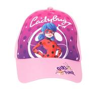 United Labels Miraculous Kids Pink Ladybug Baseball Cap Adjustable Cap for Girls, pink, One Size